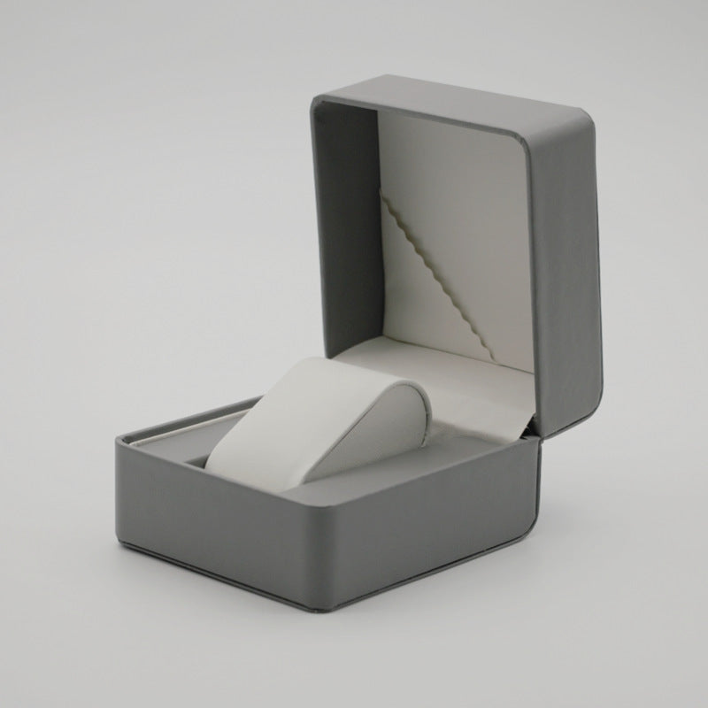 Rounded PU Watch Box Car Line Leather Watch Box Gift Box Flip Watch Jewelry Display Storage Watch Box Packaging - image 3