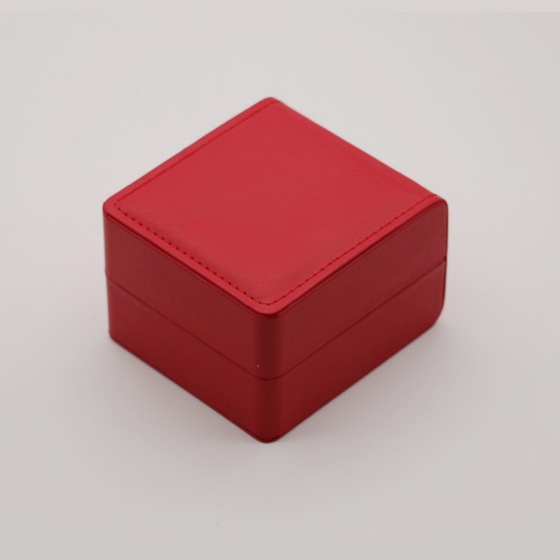 Rounded PU Watch Box Car Line Leather Watch Box Gift Box Flip Watch Jewelry Display Storage Watch Box Packaging - image 4