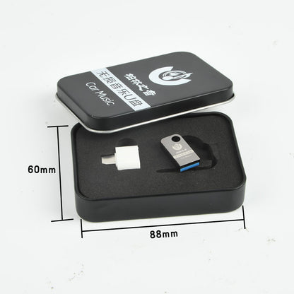 Car music U disk wholesale lossless sound quality metal U disk mini logo set-U disk manufacturer in stock - image 4