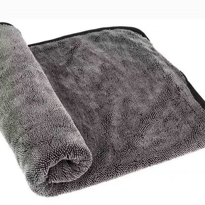 Cross-Border Braided Car Towel Microfiber Double-Sided Thickened Car Beauty Non-Shedding Absorbent Car Wash Towel - image 4