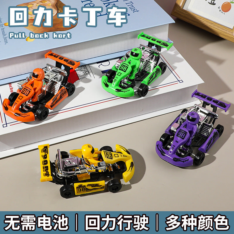 Children's toy car back force kart racing model mini back force car toy stall wholesale supply - image 1
