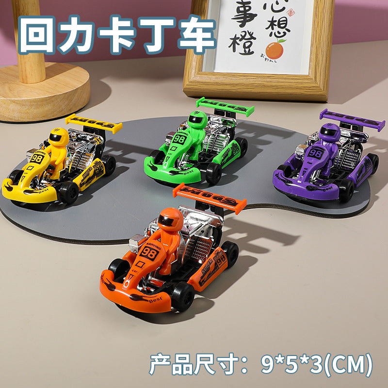 Children's toy car back force kart racing model mini back force car toy stall wholesale supply - image 4