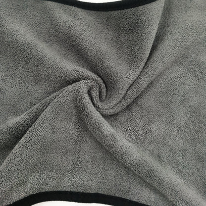Car wash towel double color factory direct thick absorbent lint free wholesale towel coral fleece clean car towel - image 2