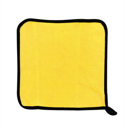 Car wash towel double color factory direct thick absorbent lint free wholesale towel coral fleece clean car towel - image 5