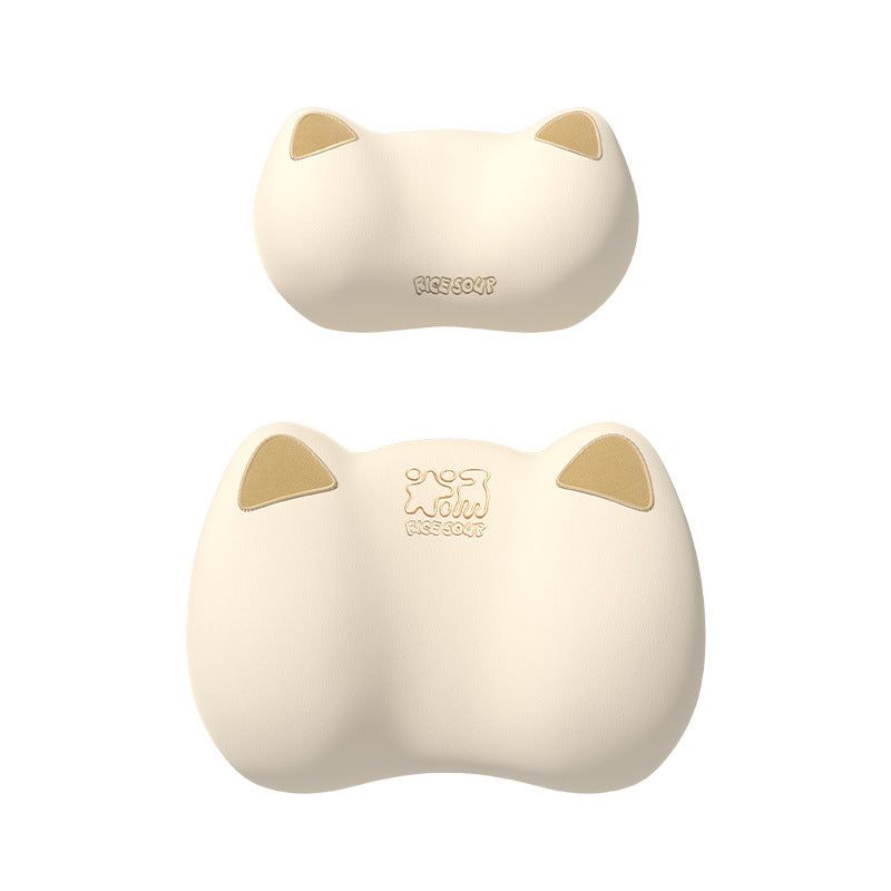 Car House Car Lumbar Headrest Cushion Driving Waist Protection Artifact Seat Lumbar Girls' Main Driving Headrest Lumbar - image 5