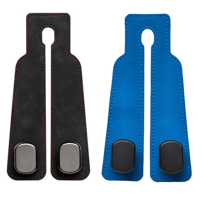 Car Hook Foil Leather Car Seat Hook Head Car Rear Headrest Storage Metal Small Hook - image 5