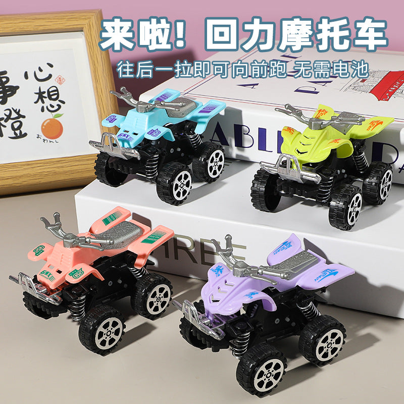 Children's back force beach spring motorcycle toy car mini motorcycle car back force motorcycle stall wholesale - image 1