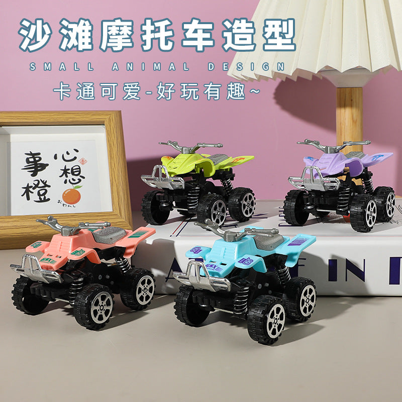 Children's back force beach spring motorcycle toy car mini motorcycle car back force motorcycle stall wholesale - image 2