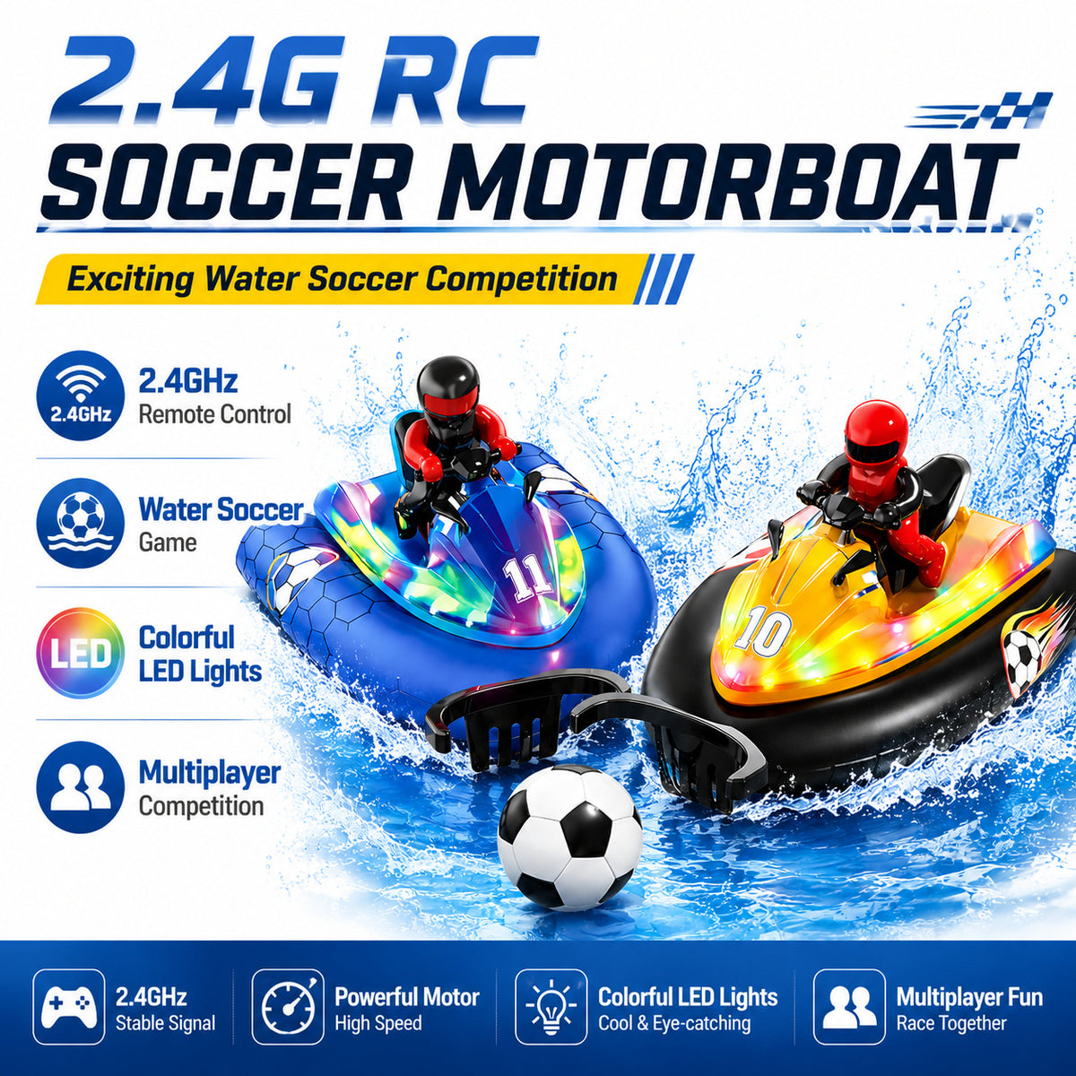 Cross-Border New Product Competitive Battle Catapult Bumper Car Interactive Football Children's Remote Control Car Toy Drift Kart - image 2