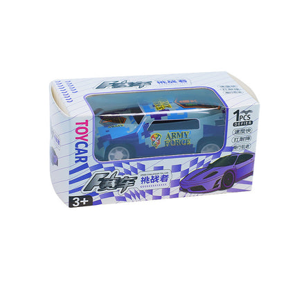 Children's Boxed Huili Iron Car Alloy Toy Car Boys Sliding Racing sports car Model Gift Box suit - image 5