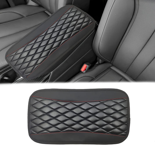 Cross-border explosion car armrest box pad PU leather bubble three-dimensional four-season universal central armrest box pad wholesale - image 2