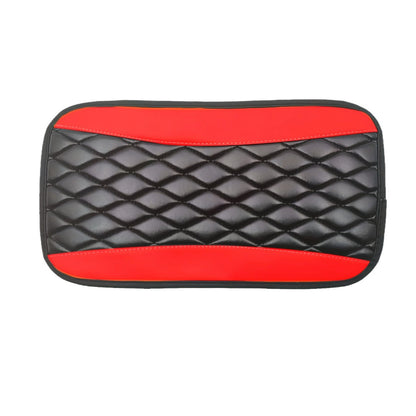 Cross-border explosion car armrest box pad PU leather bubble three-dimensional four-season universal central armrest box pad wholesale - image 5