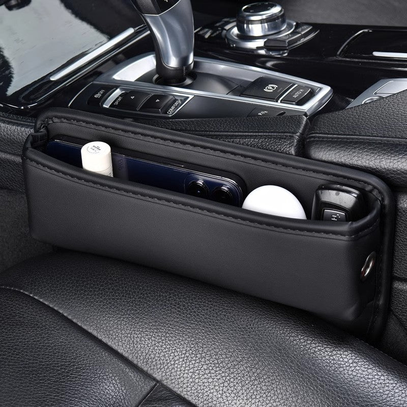 Car Seat Gap Storage Box Multi-Functional Gap Storage Bag Car Waterless Cup Central Control Side Storage Box - image 1