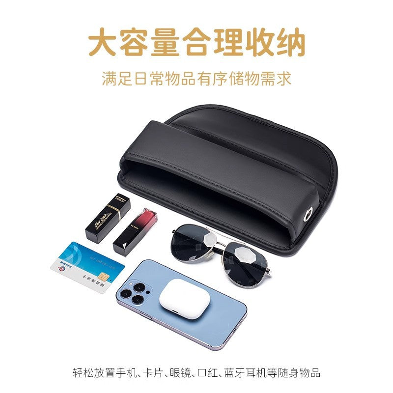 Car Seat Gap Storage Box Multi-Functional Gap Storage Bag Car Waterless Cup Central Control Side Storage Box - image 3