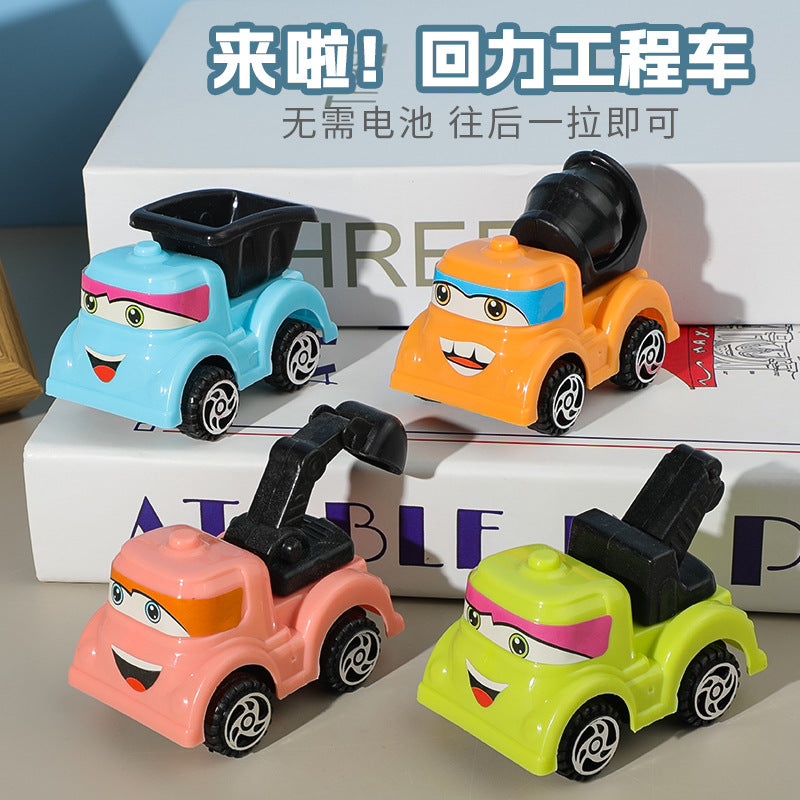 Mini Huili engineering car cartoon engineering car kindergarten baby children small gift small toy stall wholesale - image 1
