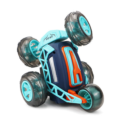 Cross-border tremolo 5-wheel stunt dumper wireless remote control dazzle 360-degree rotating remote control car boys children's toys - image 5