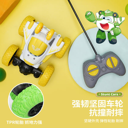 Remote Control Stunt Toy Car 360-Degree Rotating Rechargeable Dump Truck Electric Car Children's Day Gift for Boys - image 2
