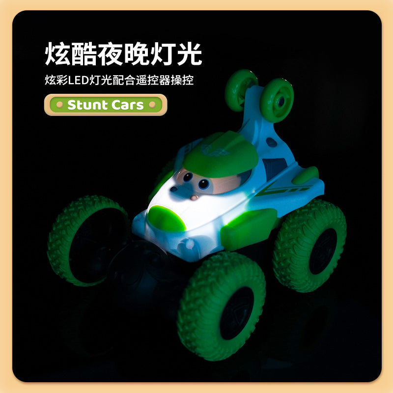 Remote Control Stunt Toy Car 360-Degree Rotating Rechargeable Dump Truck Electric Car Children's Day Gift for Boys - image 4