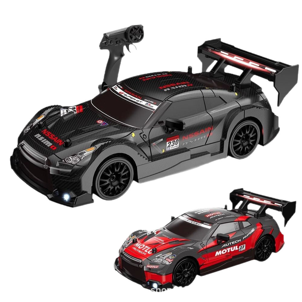 Professional Rc Remote Control Car Four-Wheel Drive High-Speed Drift Motorcycle Racing Gtr Competition Dedicated Charging Toy Mustang - image 5