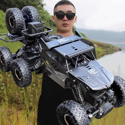 Alloy Remote Control Car Off-Road Vehicle Four-Wheel Drive High-Speed Remote Drift Racing Car Eight-Wheel Climbing Car Children's Boy Toy - image 1