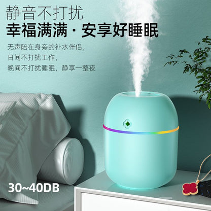 New Lucky Grass Humidifier Mini USB Home Portable Humidifier X5 Four-leaf Clover Silent Car Humidifier - image 3