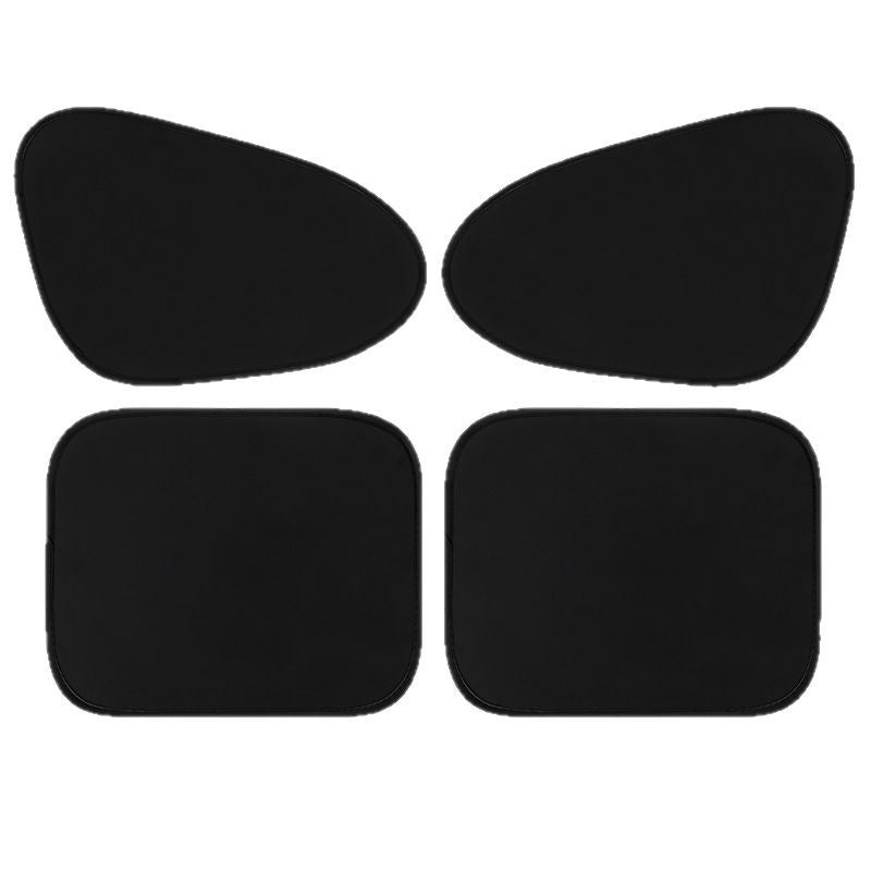Car sunshade sunscreen heat insulation curtain car inner glass sunshade opaque electrostatic adsorption sunshade - image 5