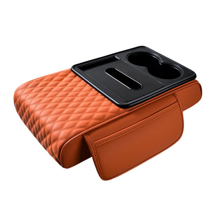 Car Armrest Box Pad, Armrest Heightening Pad, Car Tissue Box, Water Cup Holder, Armrest Protection Pad, Five-In-One - image 5
