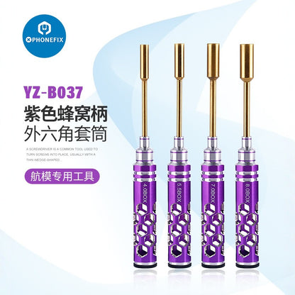 UAV model disassembly screwdriver screwdriver head RC remote control model vehicle aviation multi-function maintenance tool suit - image 3