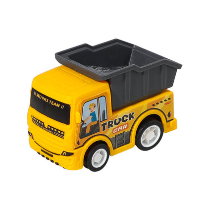 Children's cartoon mini engineering car excavator boy Huili toy car car stall toy supply wholesale - image 5