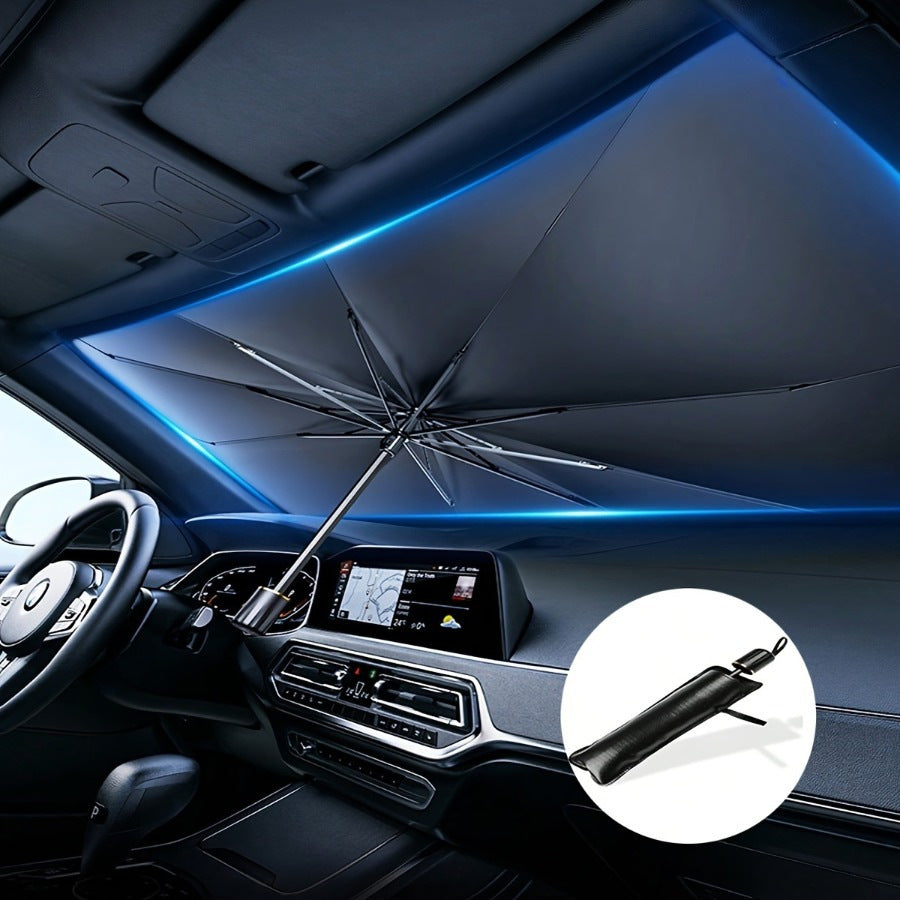 Summer car sunshade sunshade window sunshade sunshade sunscreen sunscreen heat insulation sunshade front windshield sunshade cover - image 1
