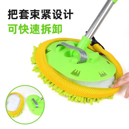 Car washing mop special brush brush soft hair does not hurt the car with car cleaning artifact long handle tool telescopic non-pure cotton - image 3