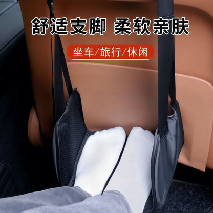 In-Car Footrest Hammock, Creative Foot Hammock, Desk Hanging Footrest, Outdoor Footrest Hammock - image 4