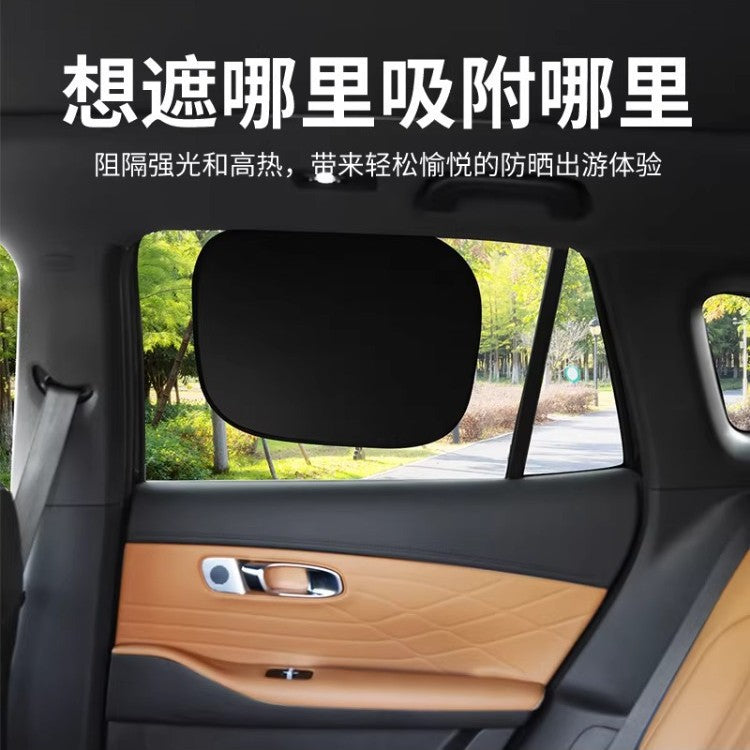 Wholesale car electrostatic adsorption sunshade sunscreen heat insulation sunshade window privacy curtain car sun visor - image 3