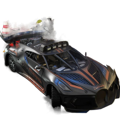Oversized children's remote control racing car drop-resistant drift sports car rechargeable high-speed car spray toy supply chain - image 5