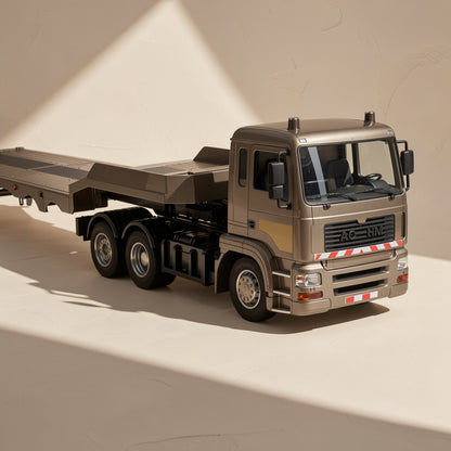 Roadhaul 1:18 alloy remote control truck with flat trailer - view 2