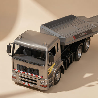 Roadhaul 1:18 alloy remote control truck with flat trailer - view 3