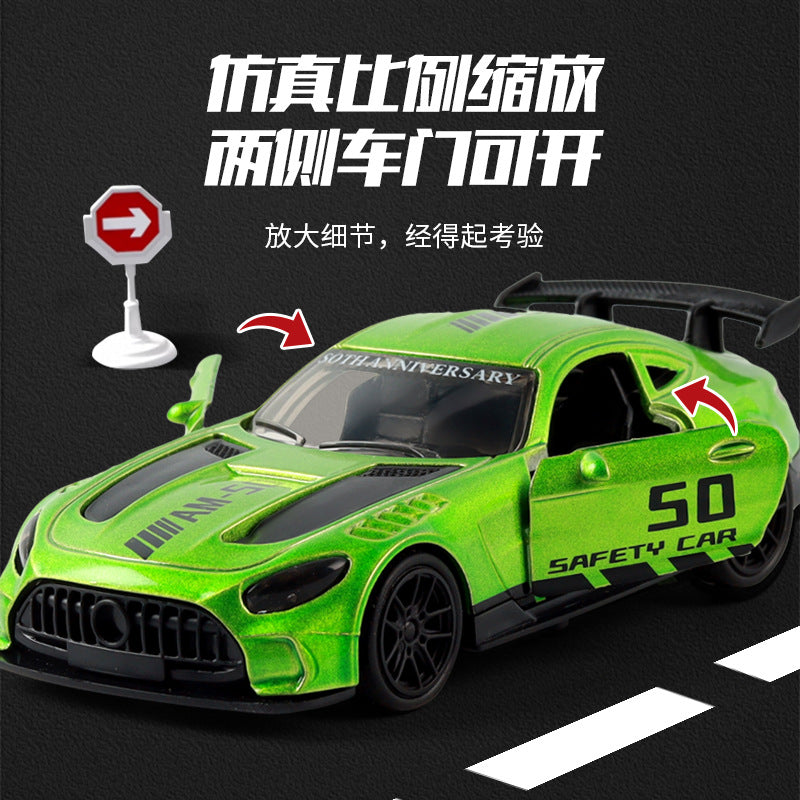 Children's alloy car gift box toy simulation sports car racing engineering car model car suit boy 3 years old - image 3