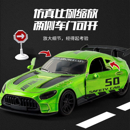 Children's alloy car gift box toy simulation sports car racing engineering car model car suit boy 3 years old - image 3