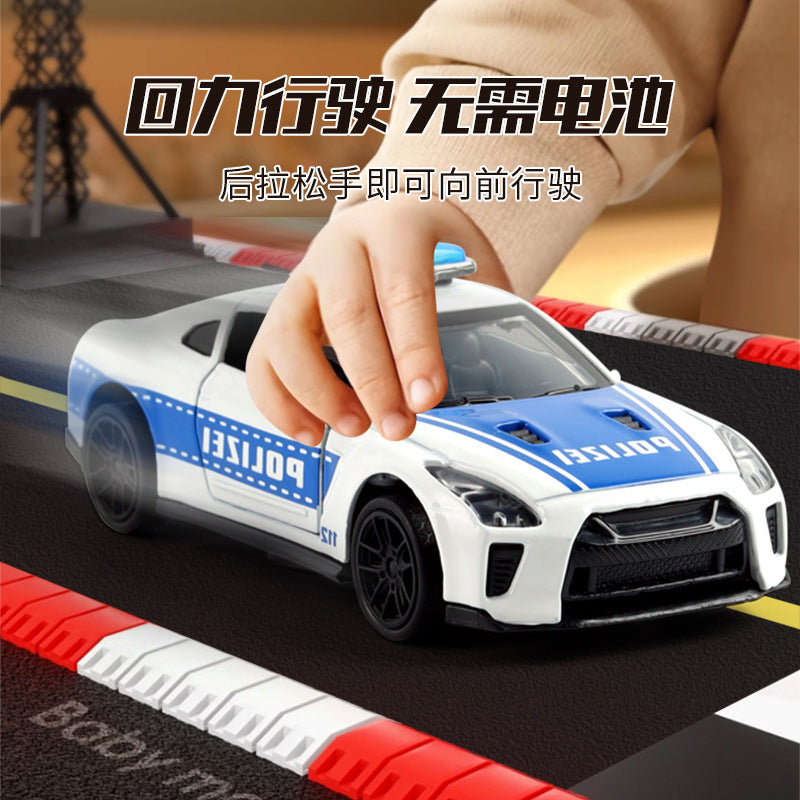 Children's alloy car gift box toy simulation sports car racing engineering car model car suit boy 3 years old - image 4