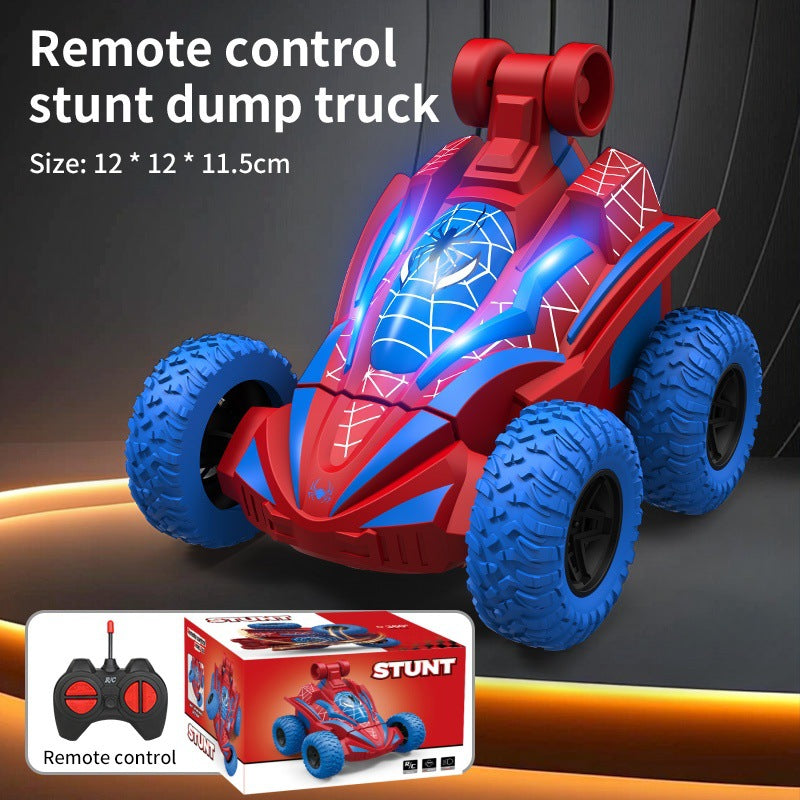 Cross-border spider remote control car children's remote control car rollover stunt car 360 degree dump car electric toy boy - image 1