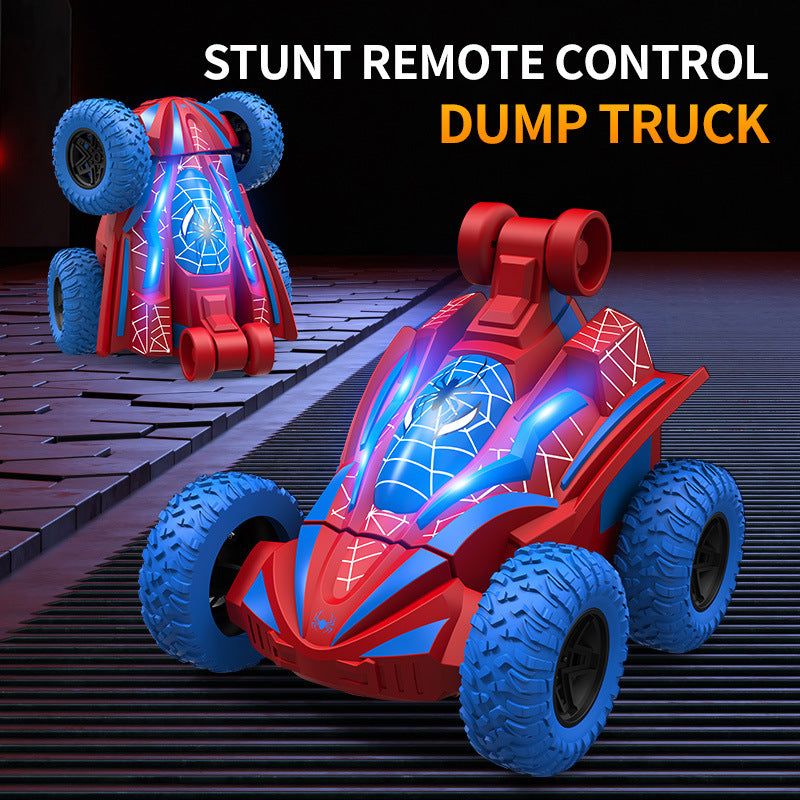 Cross-border spider remote control car children's remote control car rollover stunt car 360 degree dump car electric toy boy - image 3