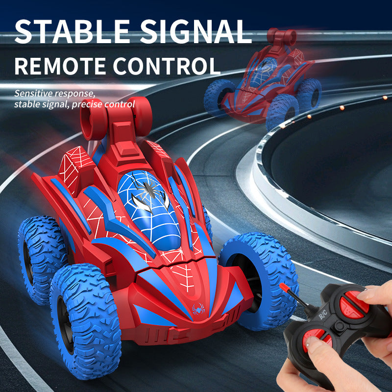 Cross-border spider remote control car children's remote control car rollover stunt car 360 degree dump car electric toy boy - image 4