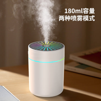 2025 new air humidifier timing bedroom with small colorful USB charging home car mini atomization - image 2