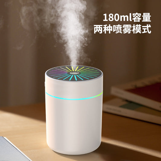 2025 new air humidifier timing bedroom with small colorful USB charging home car mini atomization - image 2
