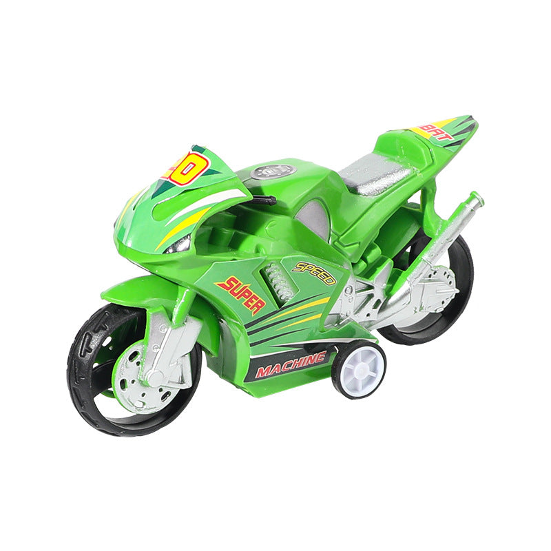 Children's Huili Motorcycle Cool Boys Motorcycle Model Ornaments Anti-fall and Play Kindergarten Toy Stall Wholesale - image 5