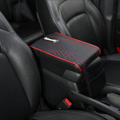 Cross-Border Car Central Control Armrest Box Pad Universal Armrest Box Protective Cover Embroidered Booster Pad Interior Modification Supplies - image 1