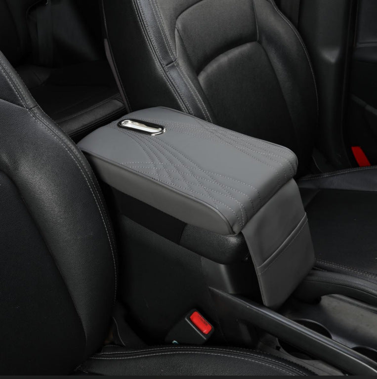 Cross-Border Car Central Control Armrest Box Pad Universal Armrest Box Protective Cover Embroidered Booster Pad Interior Modification Supplies - image 4