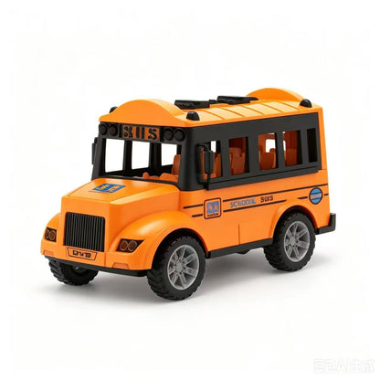 Children's Pull-Back Car School Bus Boys and Girls Educational Toys Claw Machine Small Gifts Street Stall Hot Sale Prizes - image 3