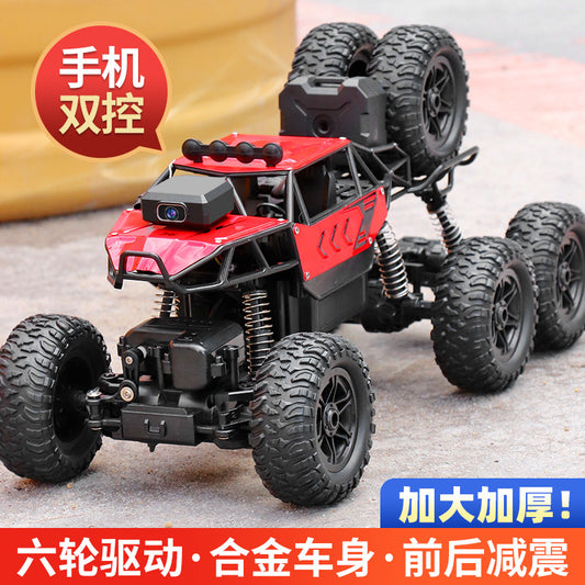 Large remote control car with camera drift four-wheel drive climbing off-road vehicle eight-wheel high-speed racing boy toy - image 2