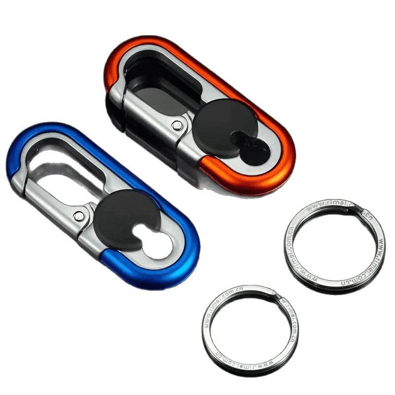New men's business waist hanging key chain loose sense car electric car key chain creative motorcycle key chain - image 5